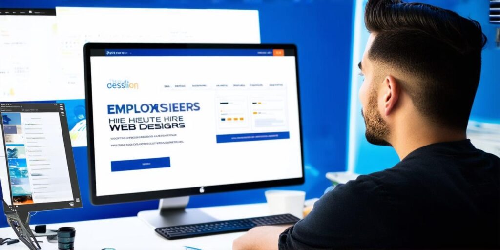 Who are the employers of web designers