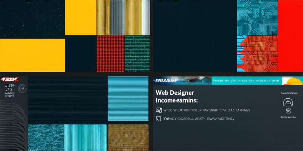 What is the typical income for a web designer