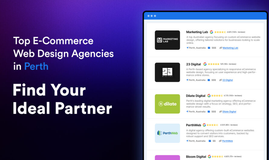 7 Amazing E-Commerce Web Design Agencies in Perth