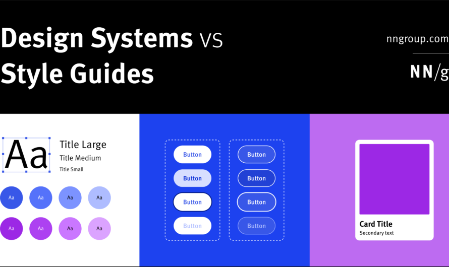 Clarifying the Differences Between Design Systems and Style Guides